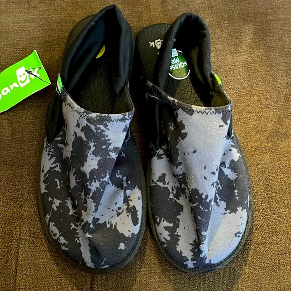 Sanuk Yoga Sling Cruz Slingback Flats Camouflage Size 9 - Picture 1 of 2